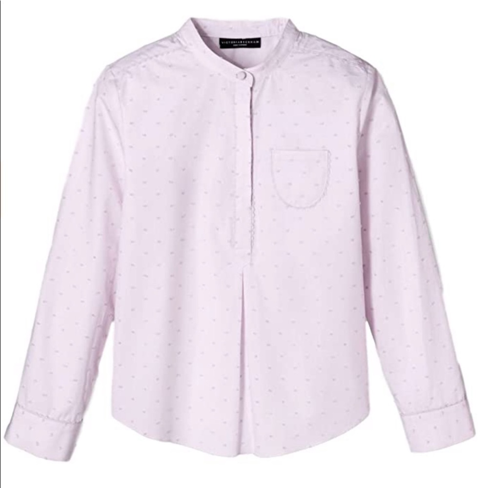 Victoria’s Beckham Girl Swiss dot shirt-size L